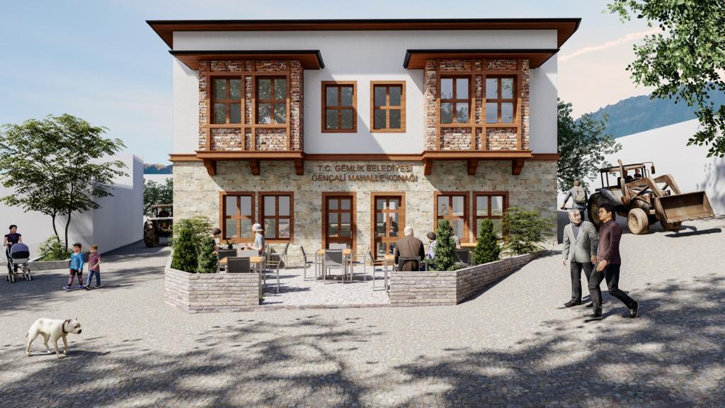 Gemlik Belediyesi’nden bir mahalle konağı da Gençali’ye