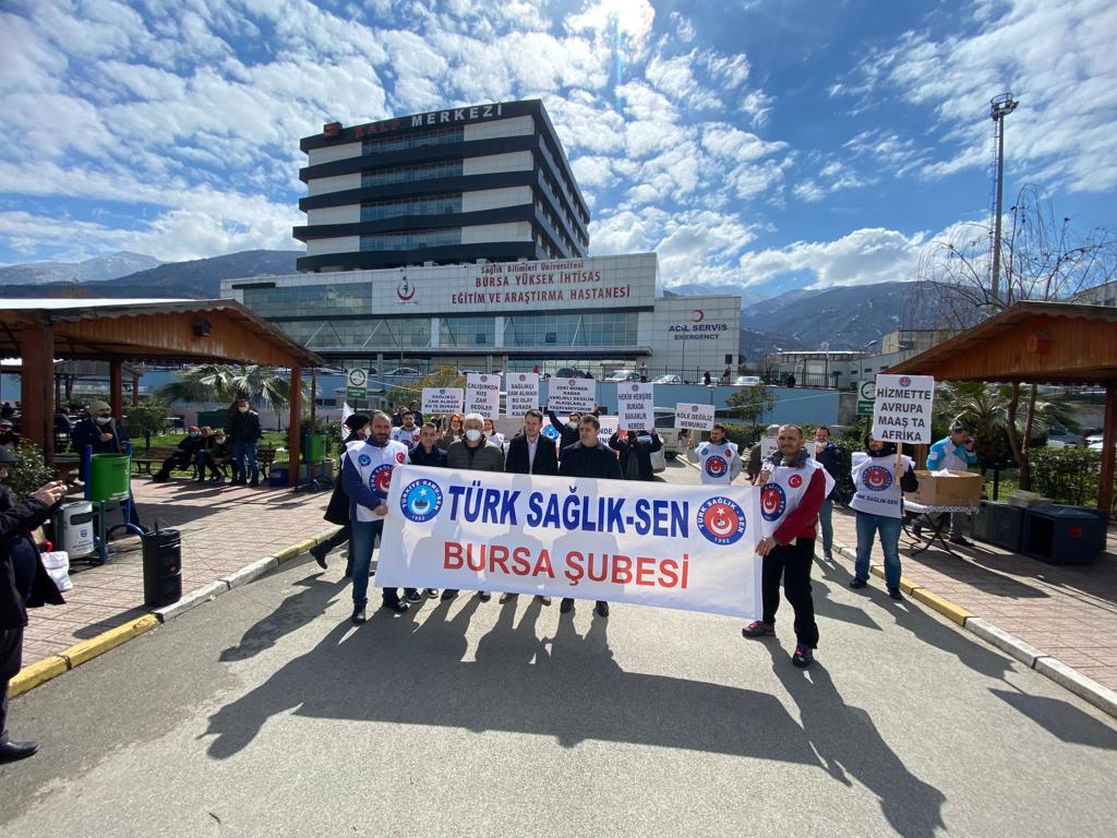 SAĞLIK SEN “ORTADA KAZANIM YOK HEZİMET VAR”