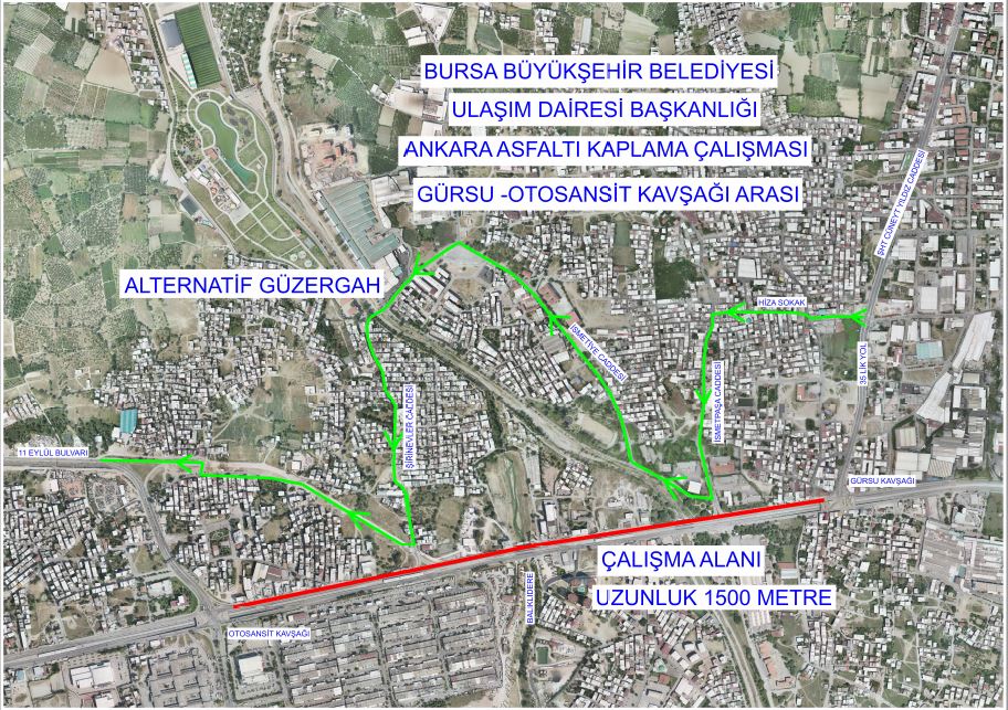 SÜRÜCÜLER DİKKAT! ANKARA YOLUNDA TRAFİK DÜZENLEMESİ