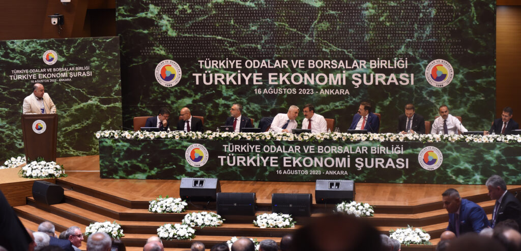 BAŞKAN ÇAKIR TOBB TÜRKİYE EKONOMİ ŞURASI TOPLANTISINA KATILDI