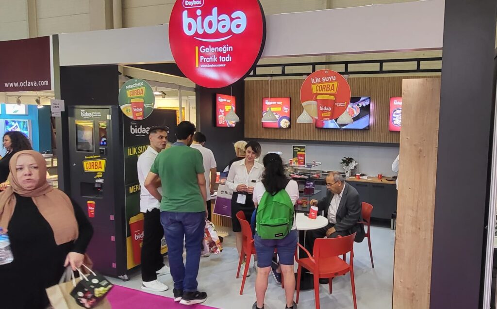 Doybox Bidaa Hızlı Tüketim Noktaları Uluslararası fuarda görücüye çıktı