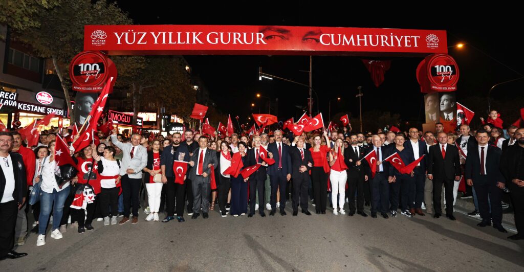 100. Yılda Yüz Binler Nilüfer’de Yürüdü