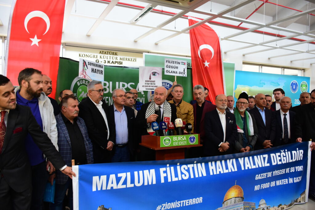 Bursa Kent Konseyi zulme sessiz kalmadı