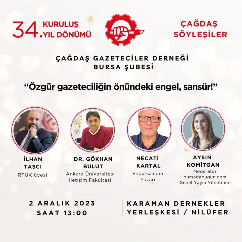 ÇGD BURSA ŞUBESİ 34 YAŞINDA