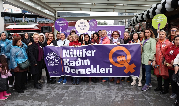 Kadınlar şiddete karşı seslerini yükseltti
