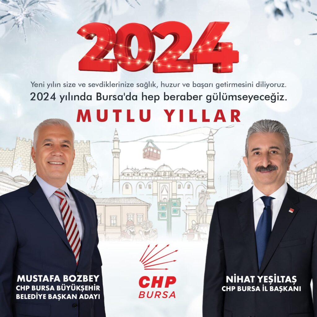 CUMHURİYET HALK PARTİSİ YENİ YILINIZI KUTLAR…