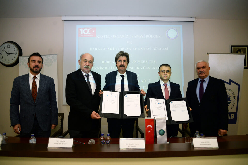 ÜNİVERSİTE-SANAYİ İŞBİRLİĞİNE KESTEL VE BARAKFAKİH OSB DESTEĞİ