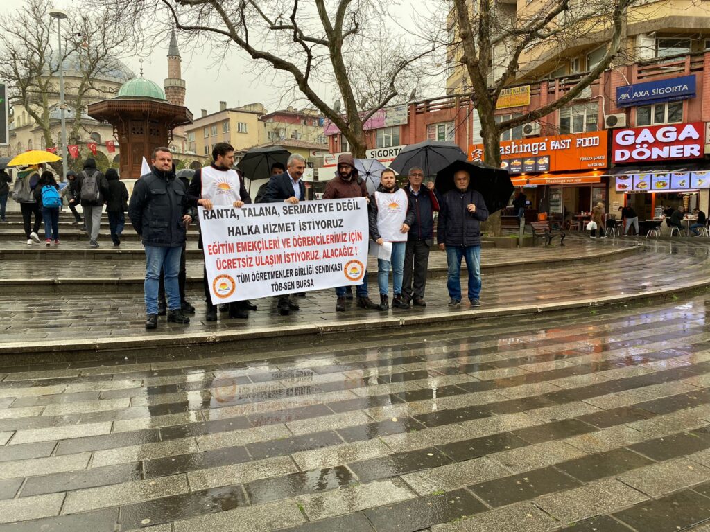 TÖB-SEN’DEN ÜCRETSİZ ULAŞIM EYLEMİ