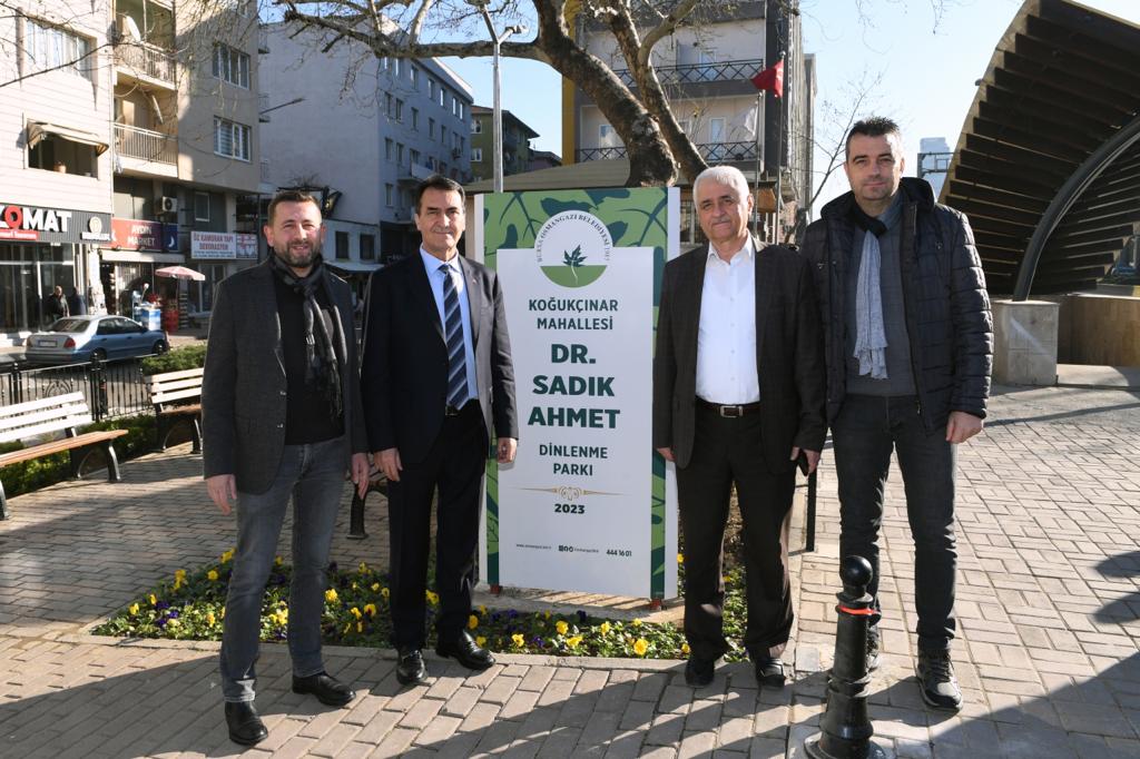 Osmangazi’den Dr. Sadık Ahmet’e vefa