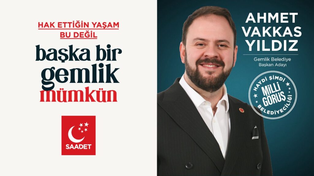 Saadet Partisi Gemlik Belediye Başkan Adayı Ahmet Vakkas Yıldız Oldu
