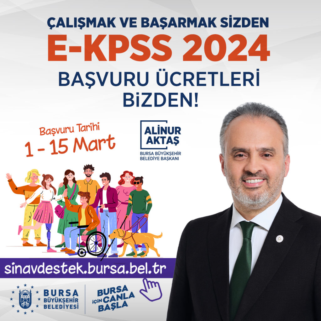 EKPSS başvuru ücretleri de Büyükşehir’den