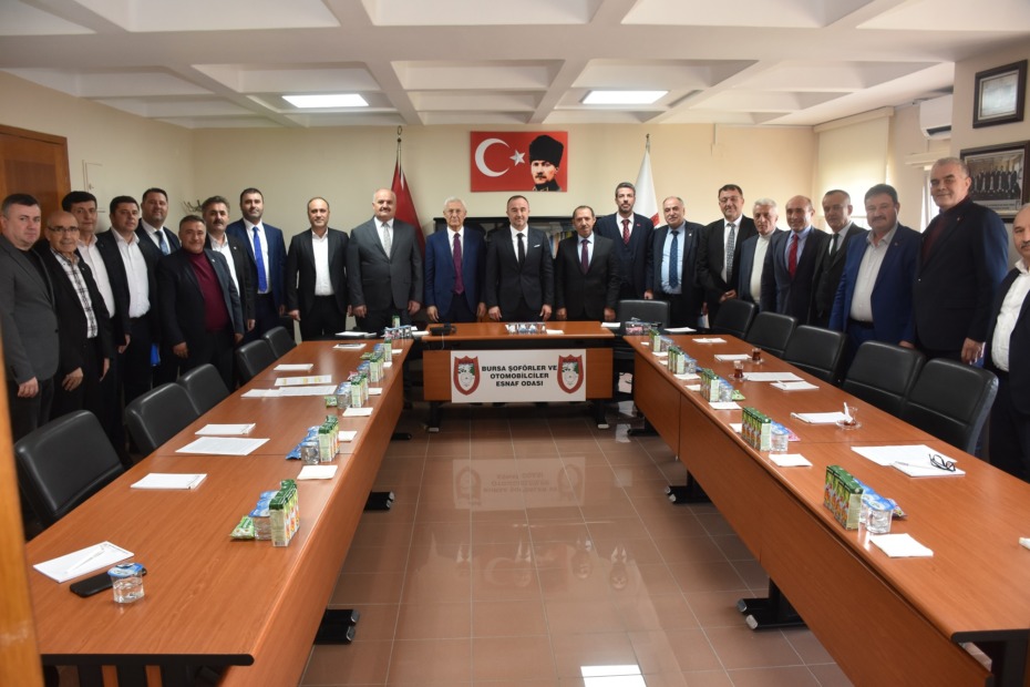 ŞOFÖRLER ODASI BAŞKANLARI BURSA’DA TOPLANDI