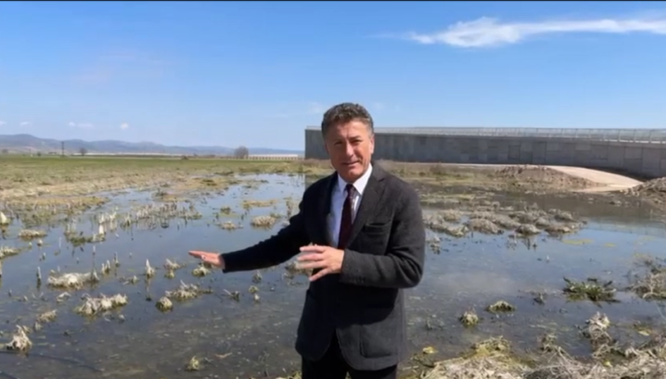 Orhan Sarıbal: Su baskını tarımsal faaliyet engel olacak.