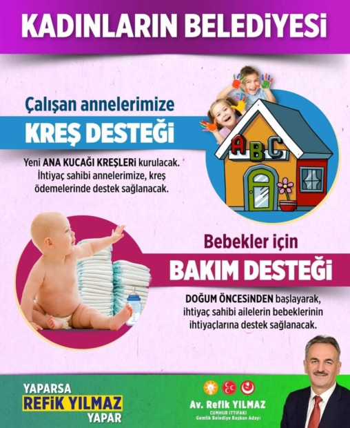 Refik Yılmaz : ‘Kadınlara Gerçek Değeri Veren Belediye Olacağız’