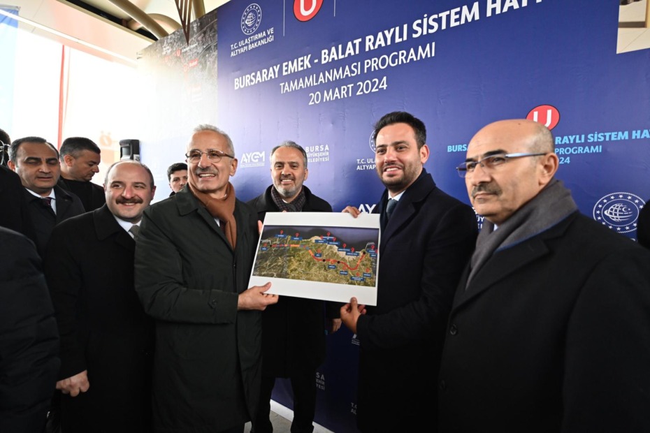 Bursa’da raylı sistem hattı genişliyor
