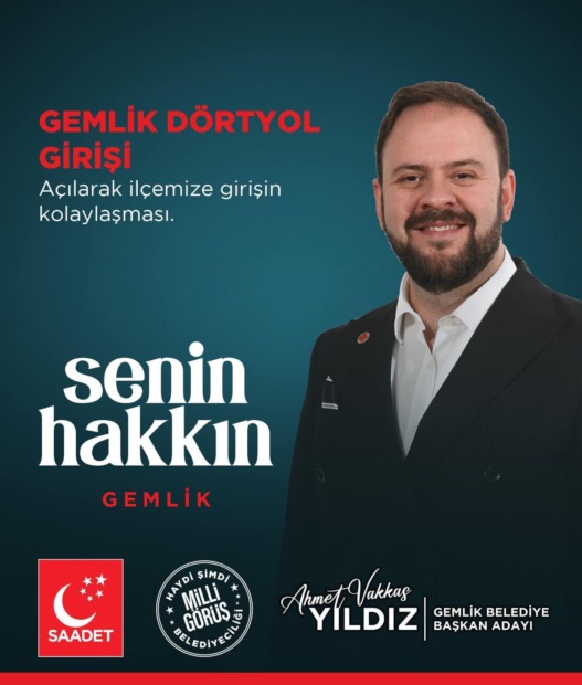 Yıldız, “Gemlik Dörtyol Girişi Senin Hakkın Gemlik”