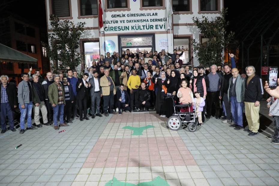 Giresunlular Derneği’nde Gencay Yılmaz’a Sevgi Seli (Videolu Haber)