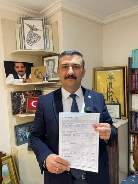 TÜRKOĞLU’NDAN MALVARLIĞI ÇIKIŞI