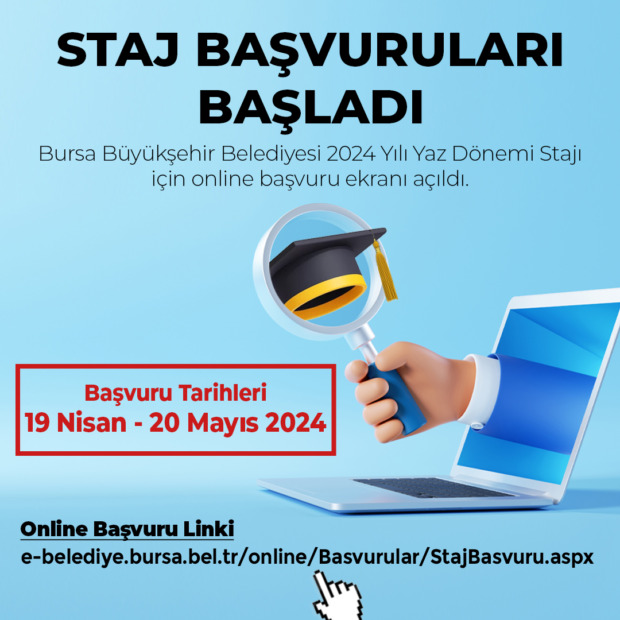 2024 YILI YAZ DÖNEMİ STAJ BAŞVURULARI BAŞLADI