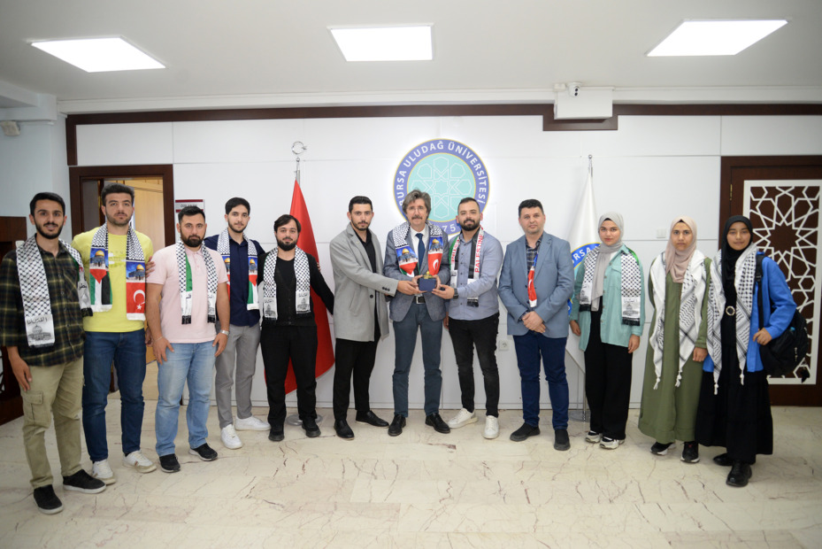 BUÜ Rektörlüğü’nden “Filistin” hassasiyeti