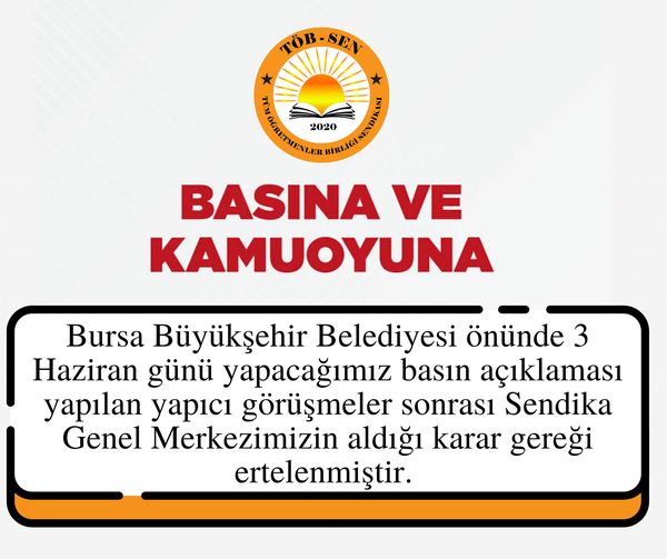 TÖB-SEN VE BÜYÜKŞEHİR BELEDİYESİ ARASINDA UZLAŞMA ÇIKTI