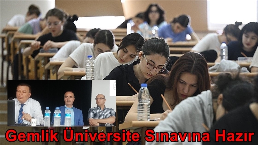 Gemlik, 6463 Adayın Gireceği Üniversite Sınavına Hazır