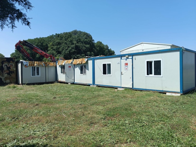 Deprem Konteynerleri Gemlik’e geri getirildi