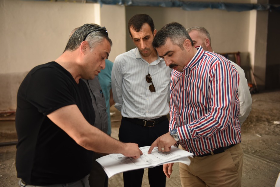 BAĞLARALTI PAZAR ALANI’NDA SON RÖTUŞLAR