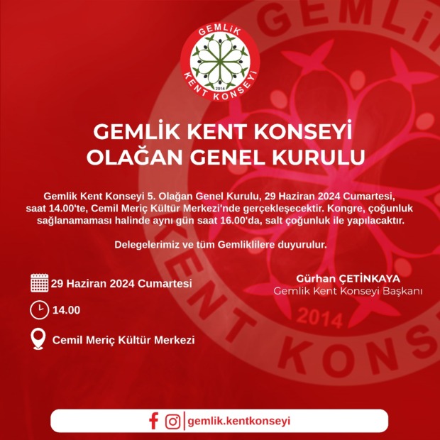 3 Adaylı Kent Konseyi Seçimi 29 Haziran’da Yapılacak