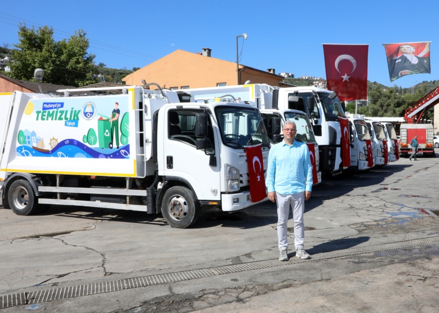 MUDANYA’DA BİR AYDA 5 BİN TON EVSEL ATIK TOPLANDI