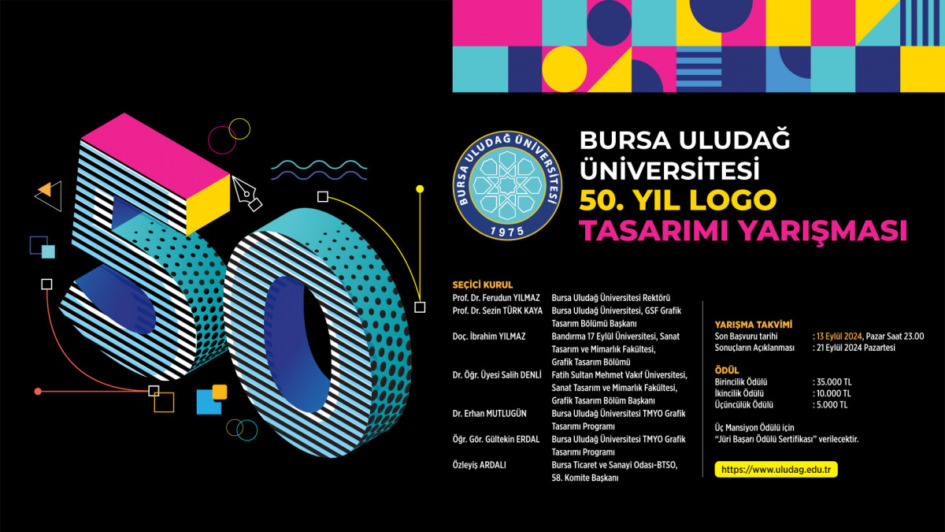 BUÜ, 50. yılında kullanacağı logoyu yarışmayla belirleyecek