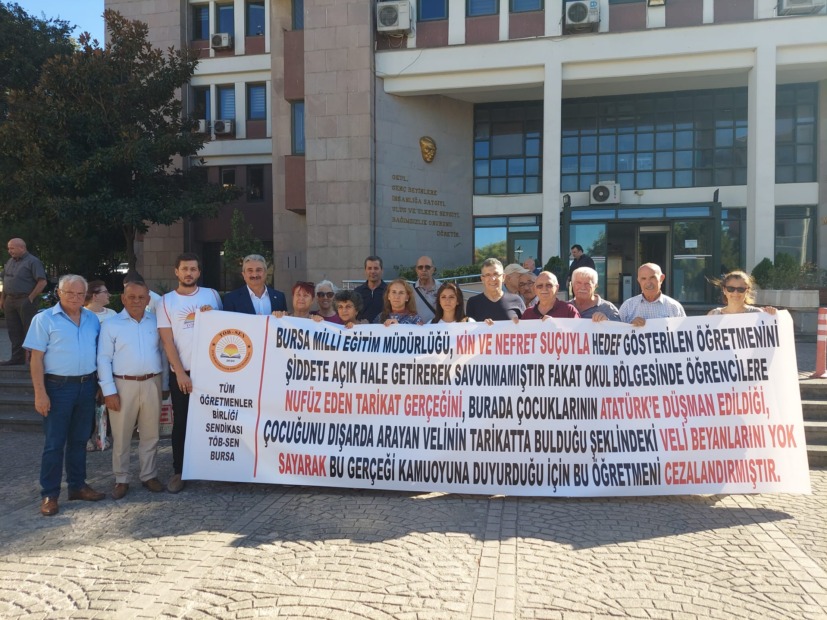 TÖB-SEN’e Yönelik Kınama Cezası Protesto Edildi.