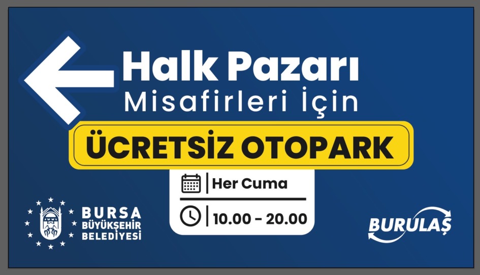 Büyükşehir’den Mudanya’ya ücretsiz otopark