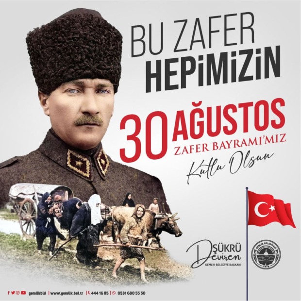 Şükrü Deviren’den 30 Ağustos Zafer Bayramı Mesajı