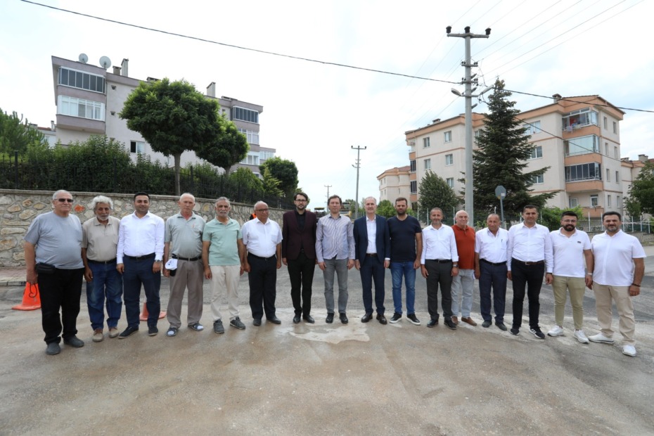 İNEGÖL ESENTEPE MAHALLESİNDE ASFALT ÇALIŞMALARI BAŞLADI