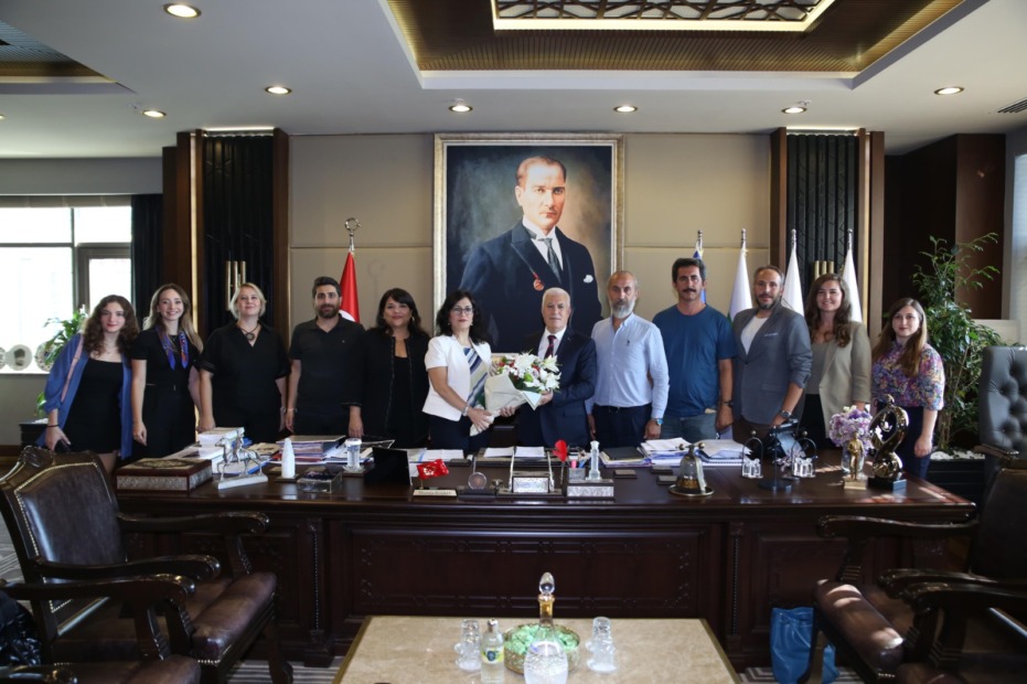MİMARLARDAN BÜYÜKŞEHİR BELEDİYE BAŞKANI MUSTAFA BOZBEY’E ZİYARET