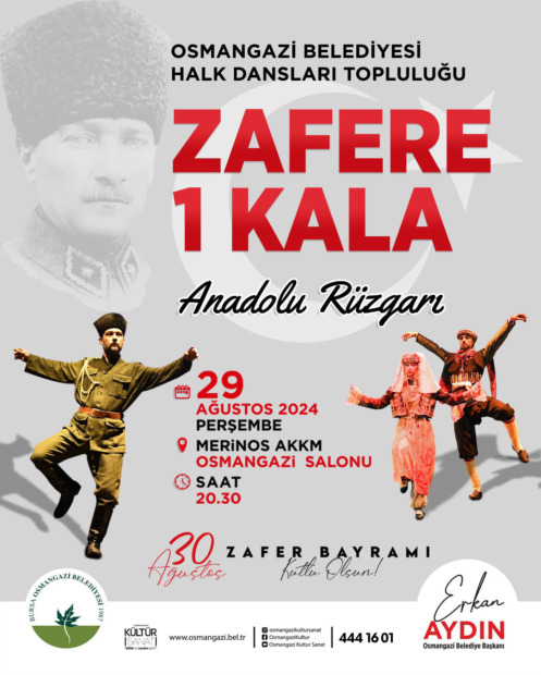 Zafer Bayramı Osmangazi’de coşkuyla kutlanacak