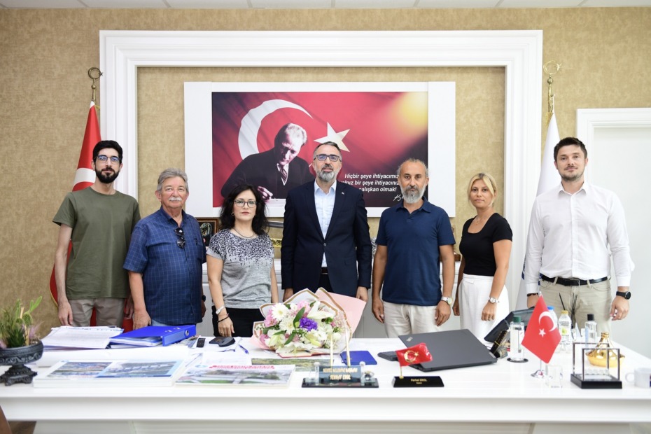 MİMARLAR, KESTEL BLD. BAŞKANI EROL’U ZİYARET ETTİ