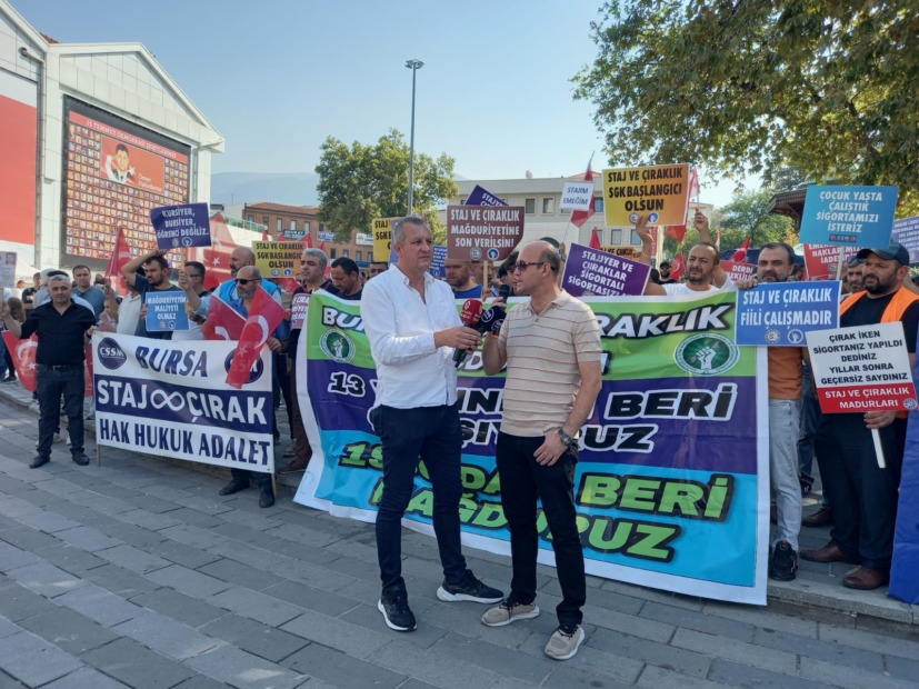 STAJ MAĞDURLARI MEYDANLARDA…