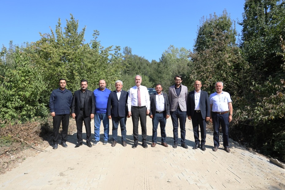 SÜLE MAHALLESİ’NDE PARKE TAŞ VE ARAZİ YOLU ÇALIŞMASI TAMAMLANDI