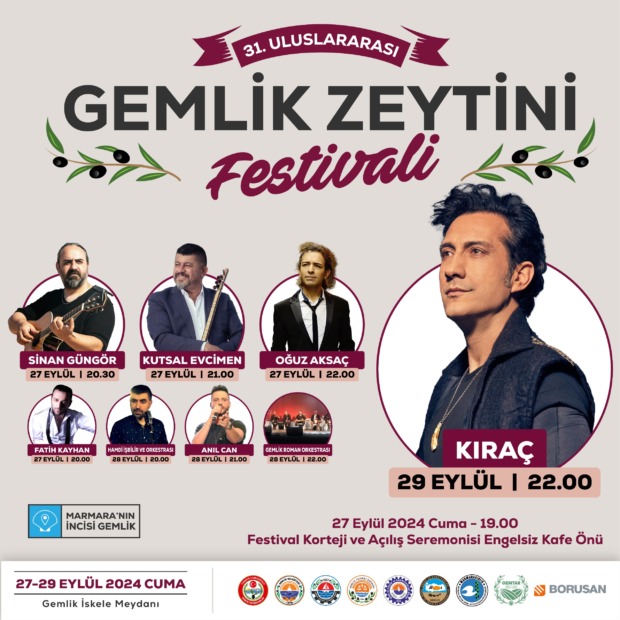 Zeytinin Başkenti Gemlik’te Geleneksel Festival Start Alıyor