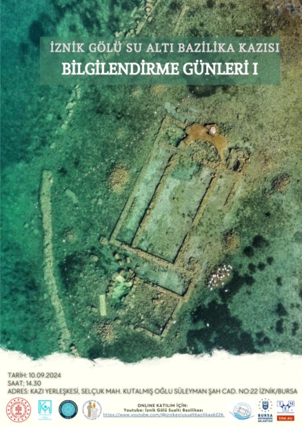İznik Gölü Bazilikal Kilise kazı çalışmalarında gelinen son durum bölge halkına anlatılacak.