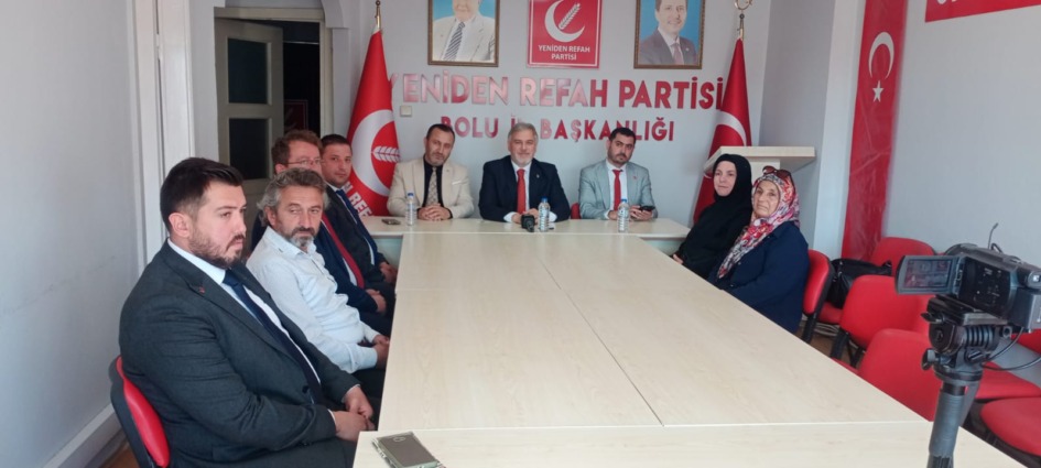 Yeniden Refah Partisi Genel Başkan Yardımcısı Mehmet Altınöz Bolu’da