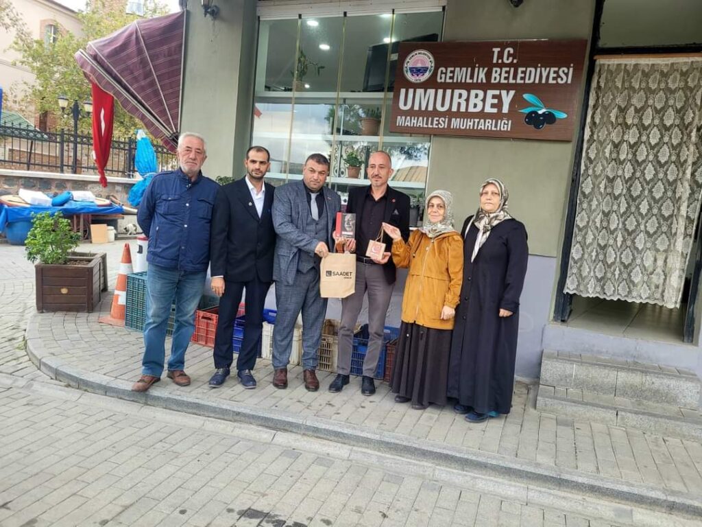 Saadet Partisi Gemlik’ten Muhtarlara Ziyaret