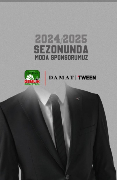 DAMAT TWEEN GEMLİK BASKETBOLA SPONSOR OLDU
