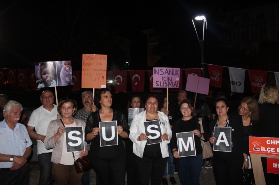CHP Yıldırım İlçe Kadın Kolu; “Susmuyoruz, Korkmuyoruz”