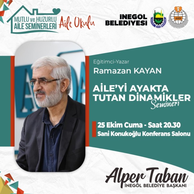 “AİLEYİ AYAKTA TUTAN DİNAMİKLER” SEMİNERİ DÜZENLENECEK