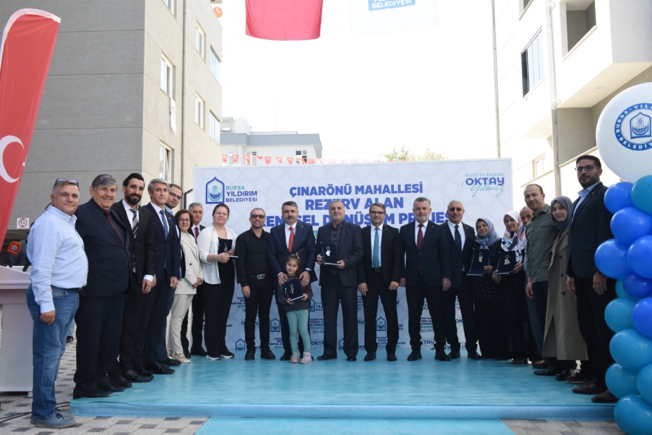 ÇINARÖNÜ’NDE ANAHTARLAR TESLİM EDİLDİ