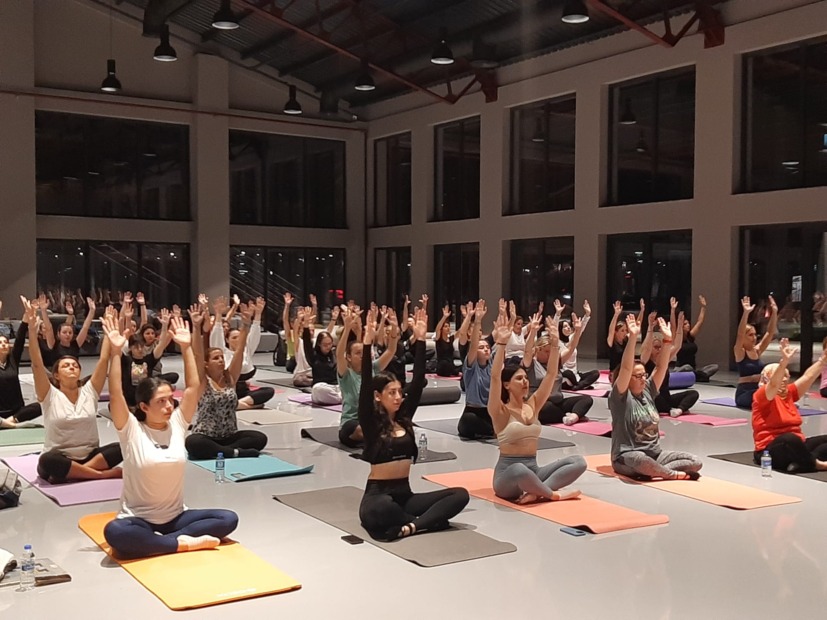 Kadınlar hem spor yapıyor hem sosyalleşiyor