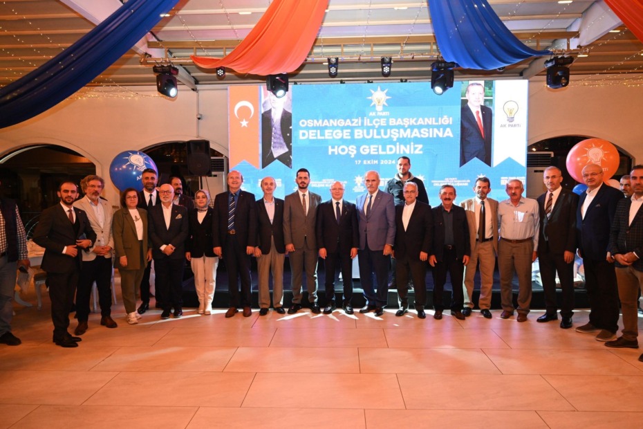 AK Parti Osmangazi İlçe Başkanlığı Kongre Öncesi Delegelerle Buluştu 